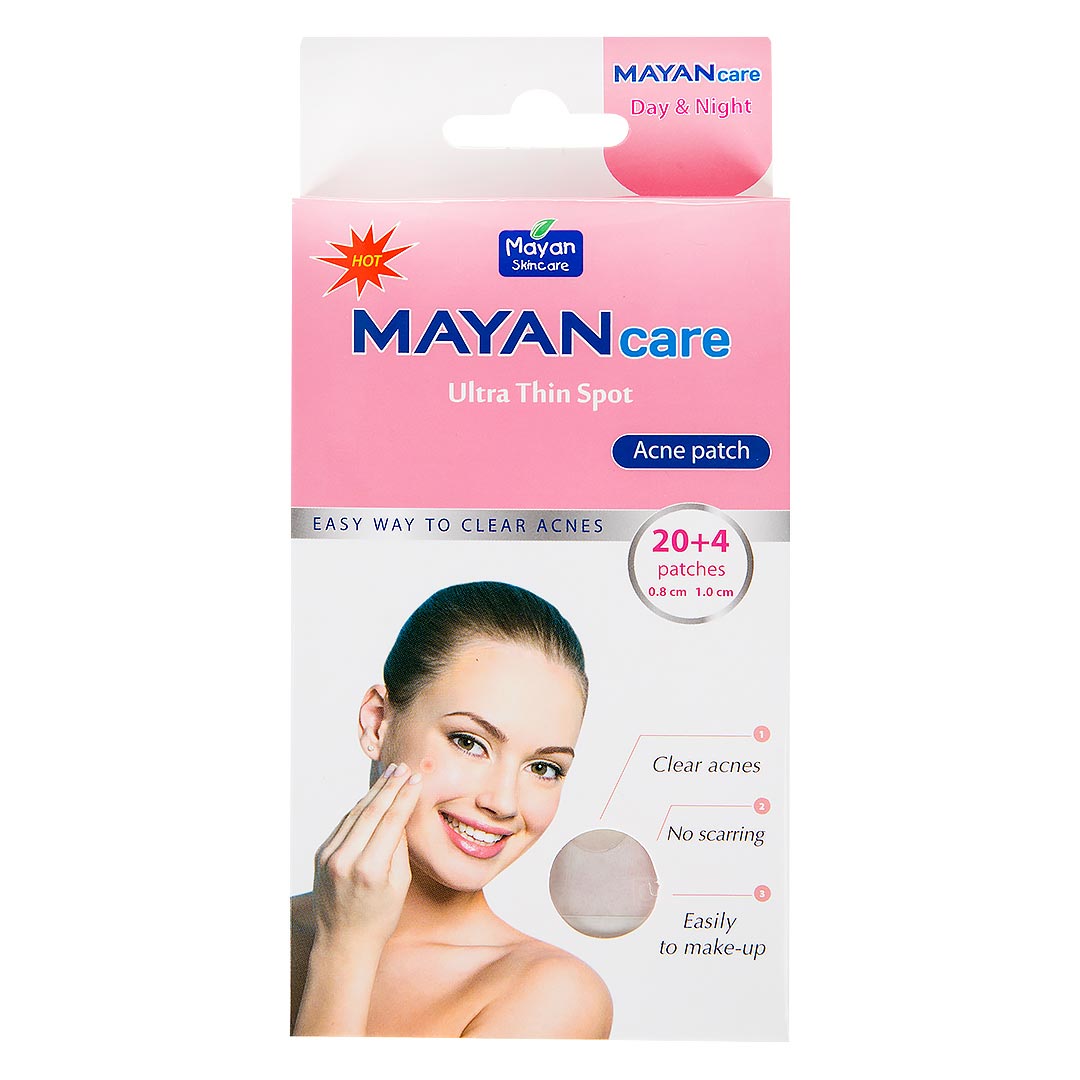 Miếng Dán Mụn Mayan Ultra Thin Spot Acne Patch 20+4 PCS