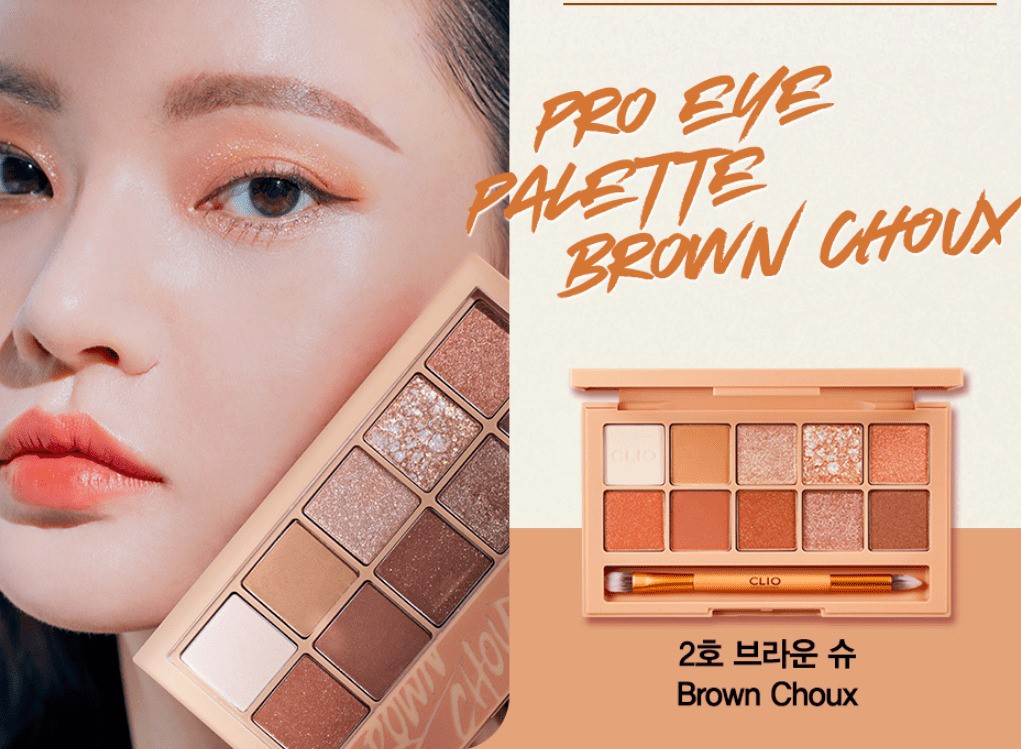 Phấn Mắt CLIO Pro Eye Palette 02 Brown Choux 10 ô