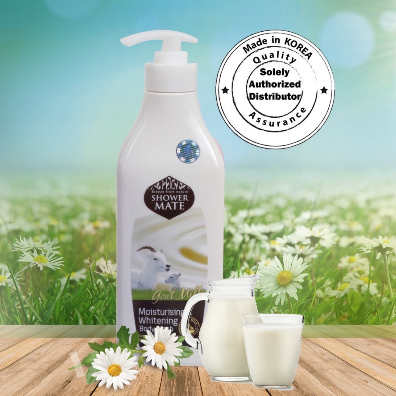 Sữa Tắm Showermate Cao Cấp Sữa Dê 550g
