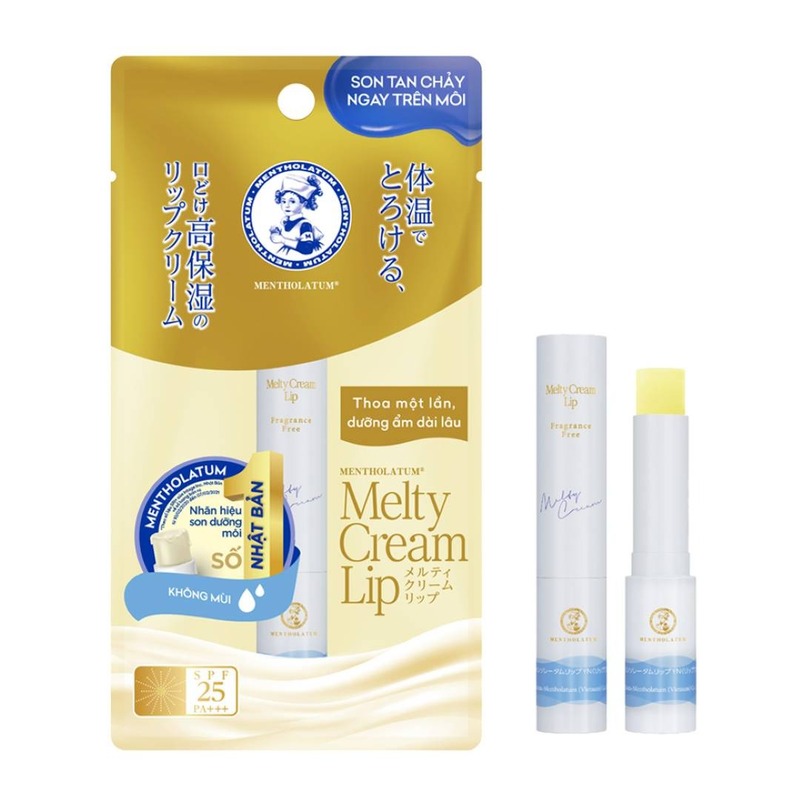Son Dưỡng Mentholatum Melty Cream Lip Không Mùi 2.4g