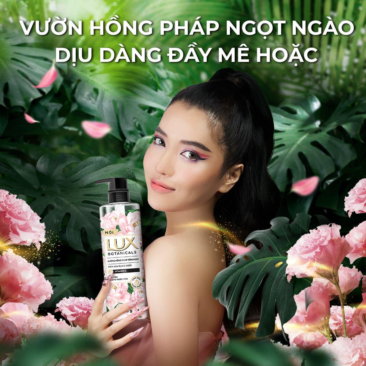 Sữa Tắm Lux Botanicals Hoa Hồng Pháp Nồng Nàn 530g