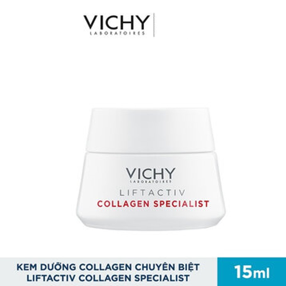Bộ Sản Phẩm Vichy Giải Cứu Da Stress, Dưỡng Da Rạng Rỡ 2 Món Mineral 89 Probiotic 30ml + Liftactiv Collagen Cream 15ml