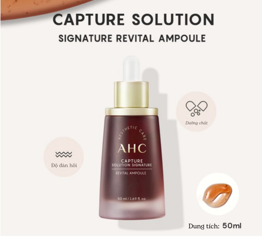 Tinh chất AHC Capture Solution Prime #Revital Ampoule 50ml (Mẫu Mới)