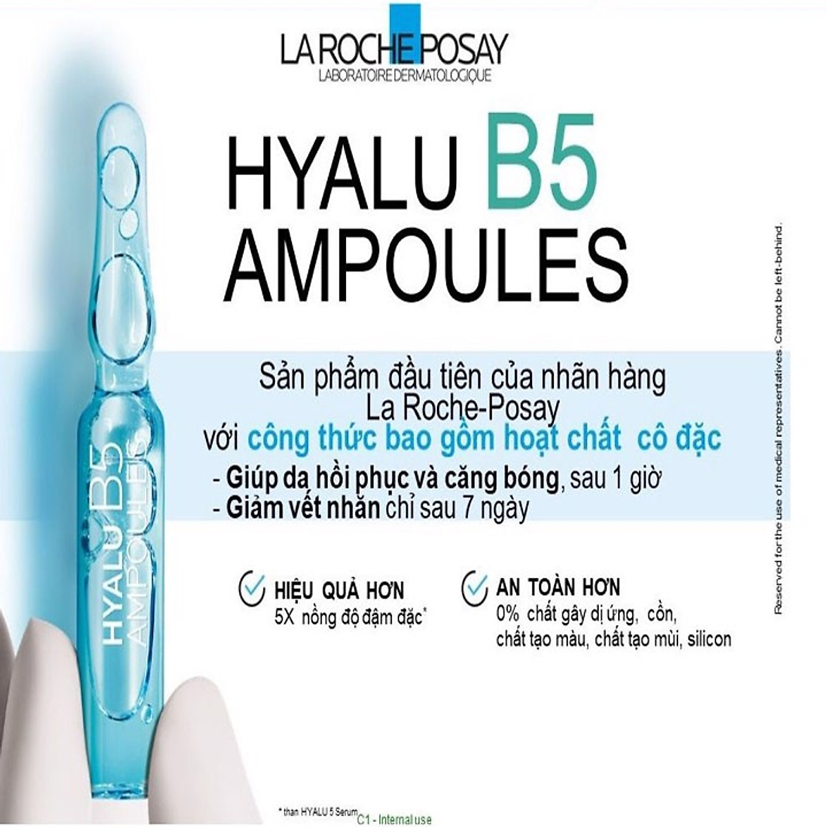 Tinh Chất La Roche - Posay Hyalu B5 Ampoule 7 PCS x 1,8ml