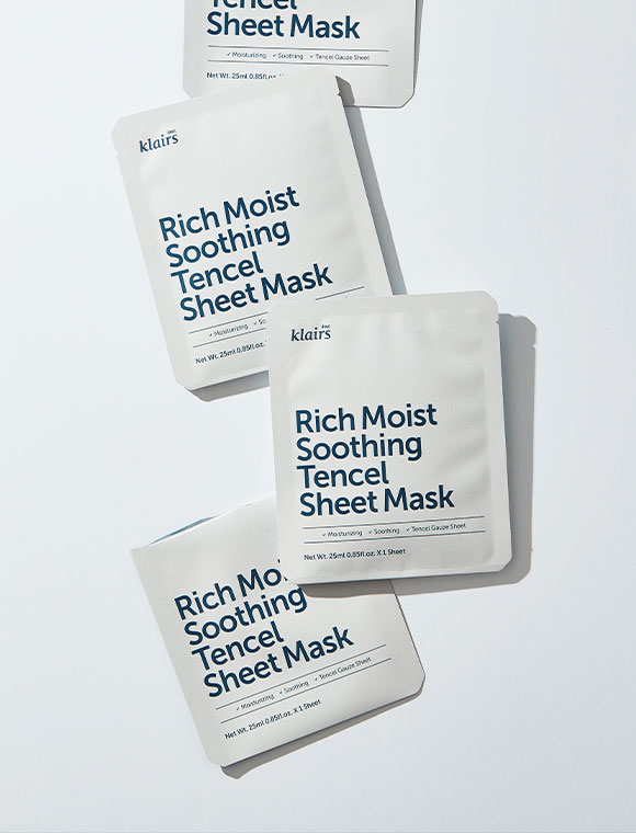 Mặt Nạ Klairs Rich Moist Soothing Tencel Sheet Mask Cấp Ẩm