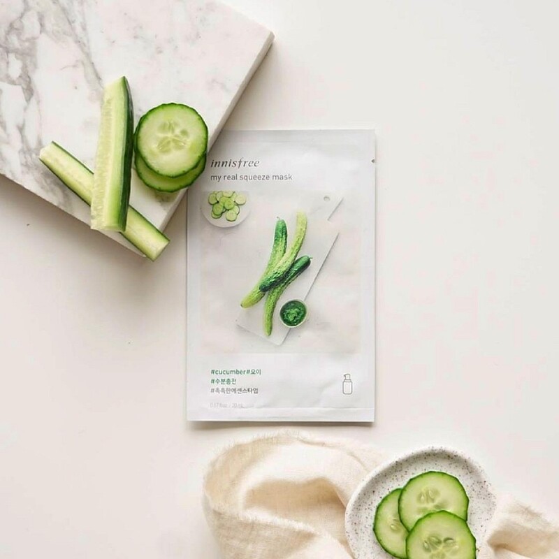 Mặt Nạ Innisfree My Real Squeeze Mask Dưa Leo 20ml (1 PCS)