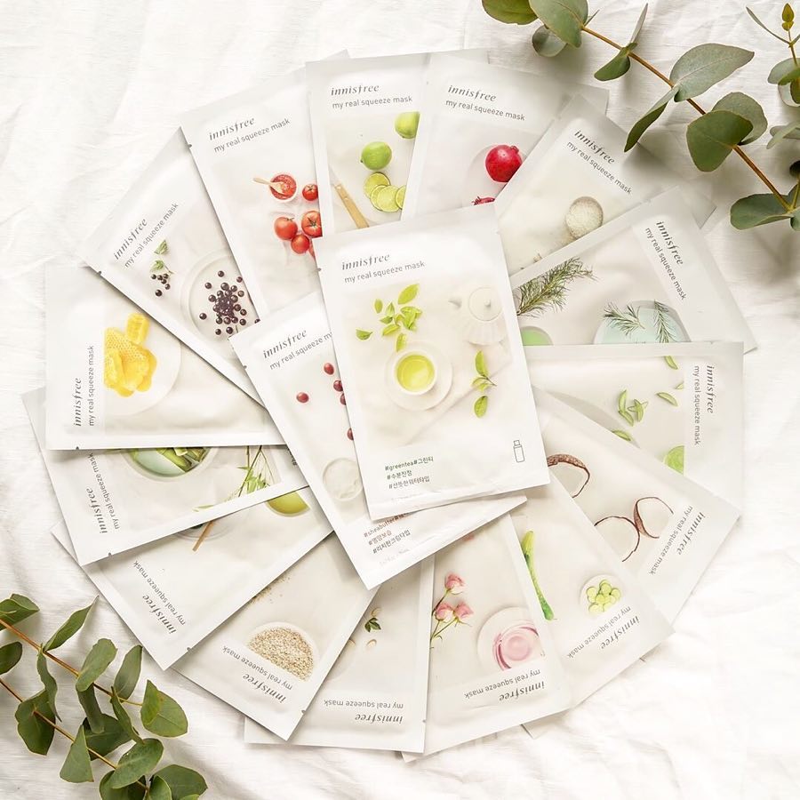 Mặt Nạ Innisfree My Real Squeeze Mask Dưa Leo 20ml (10 PCS)