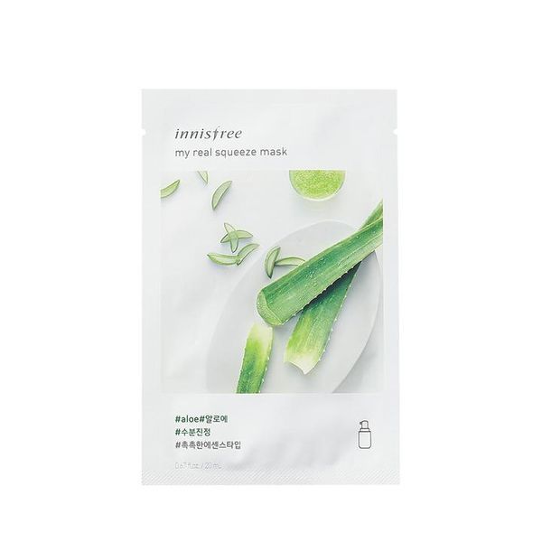 Mặt Nạ Innisfree My Real Squeeze Mask Lô Hội 20ml (1 PCS)