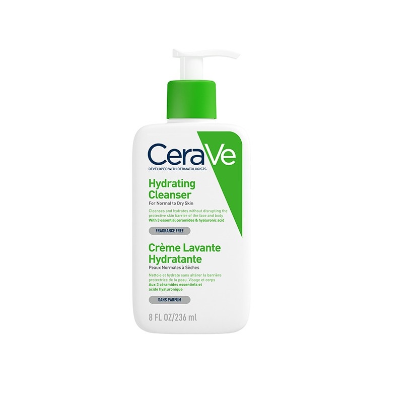 Sữa Rửa Mặt CeraVe Hydrating Facial Cleanser Màu Xanh Lá 236ml