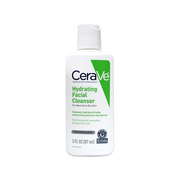 Sữa Rửa Mặt CeraVe Hydrating Facial Cleanser Màu Xanh Lá 87ml