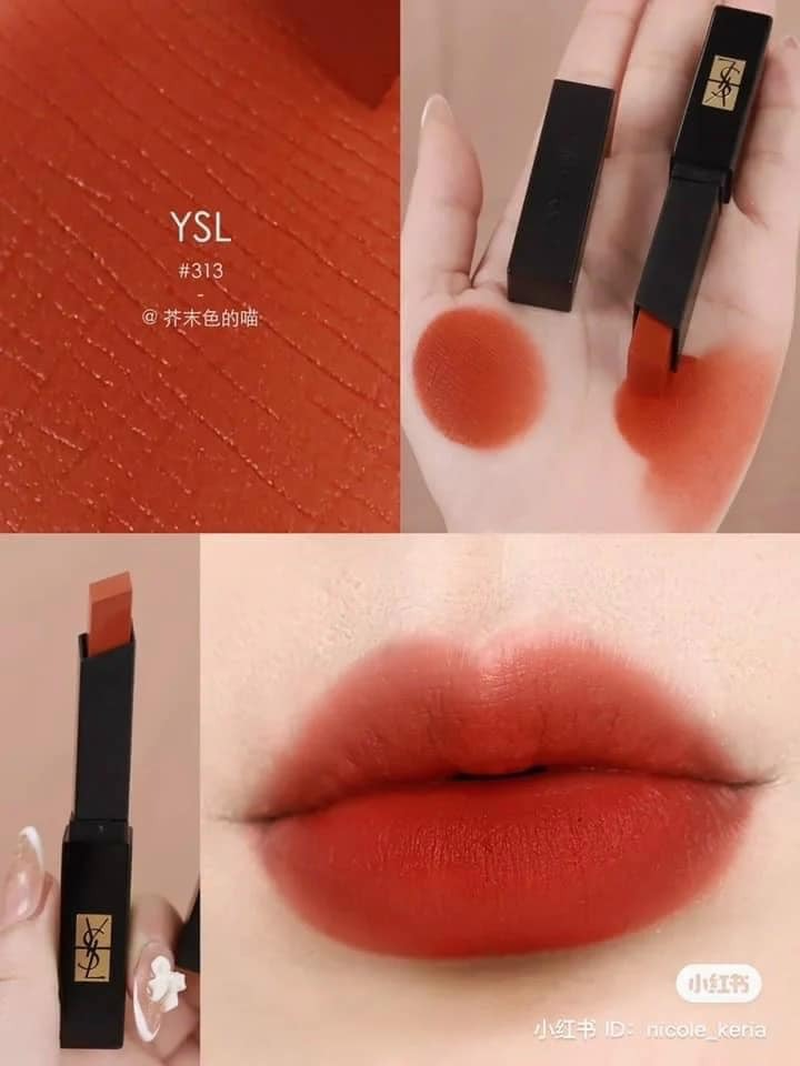 Son Thỏi YSL Rouge Pur Couture The Slim 313 Irreverent Cinnamon