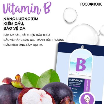 Mặt Nạ Food A Holic - Vitamin B Dưỡng Ẩm, Phục Hồi Da 1 PCS 