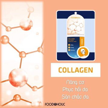 Mặt Nạ Food A Holic - Chiết Xuất Collagen Làm Săn Chắc Da 1 PCS 
