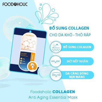 Mặt Nạ Food A Holic - Chiết Xuất Collagen Làm Săn Chắc Da 1 PCS 