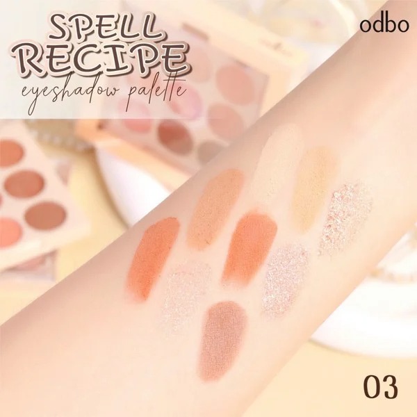 Phấn Mắt Odbo Spell Recipe OD2005 Tone 03