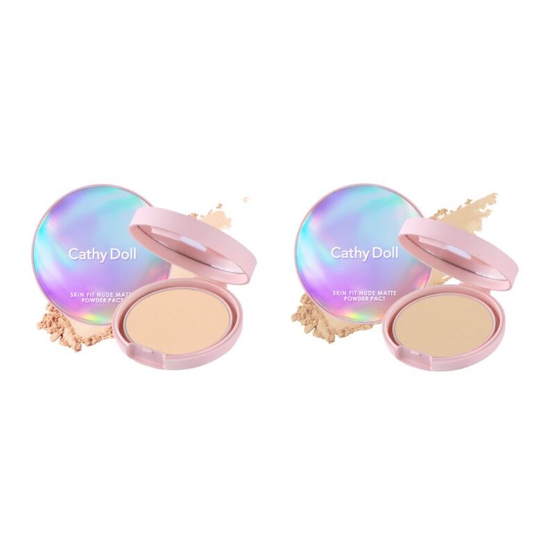 Phấn Nền Cathy Doll Mịn Lì SPF30+ Kết Hợp Phấn Phủ 01 Ivory 12g