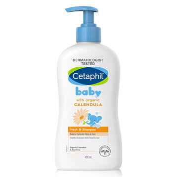 Sữa Tắm Cetaphil Baby Tinh Chất Hoa Cúc Wash & Shampoo 400ml