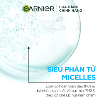 Nước Tẩy Trang Garnier Dành Cho Da Dầu Và Mụn 400ml (Mới)