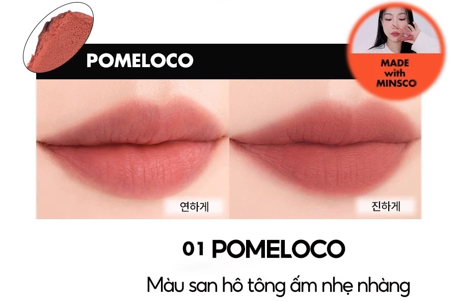 Son Kem Romand Blur Fudge Tint - #01 Pomeloco