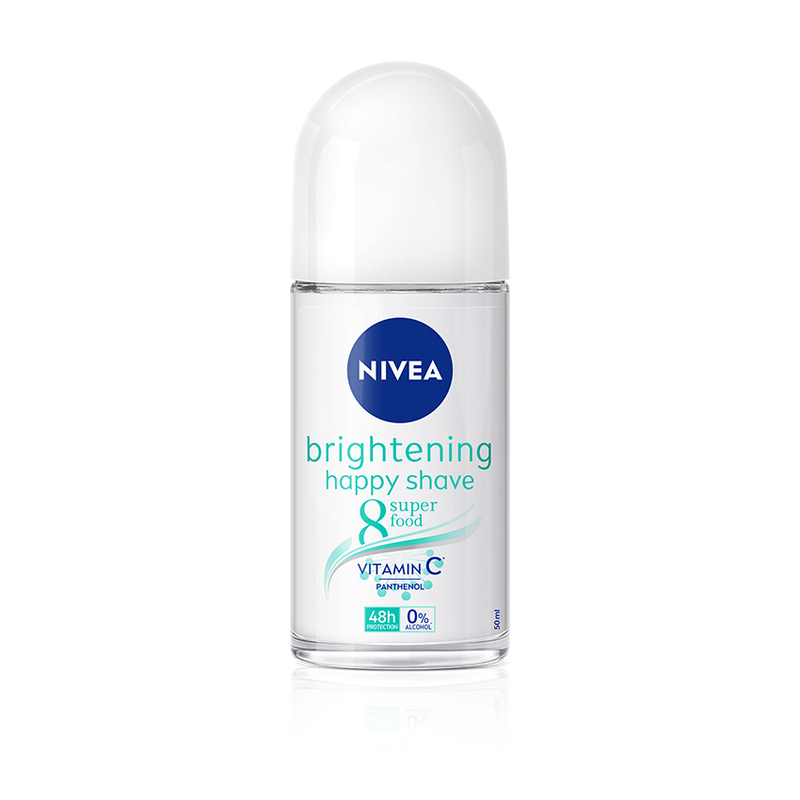 Lăn ngăn mùi NIVEA Brightening Happy Shave 8 Superfood 50ml