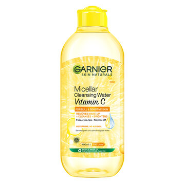 Nước Tẩy Trang Garnier Micellar Cleansing Water Vitamin C Sáng Da 400ml