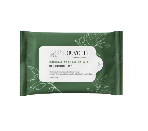 Khăn Tẩy Trang Louvcell Original Natural Calming Cleansing Tissue