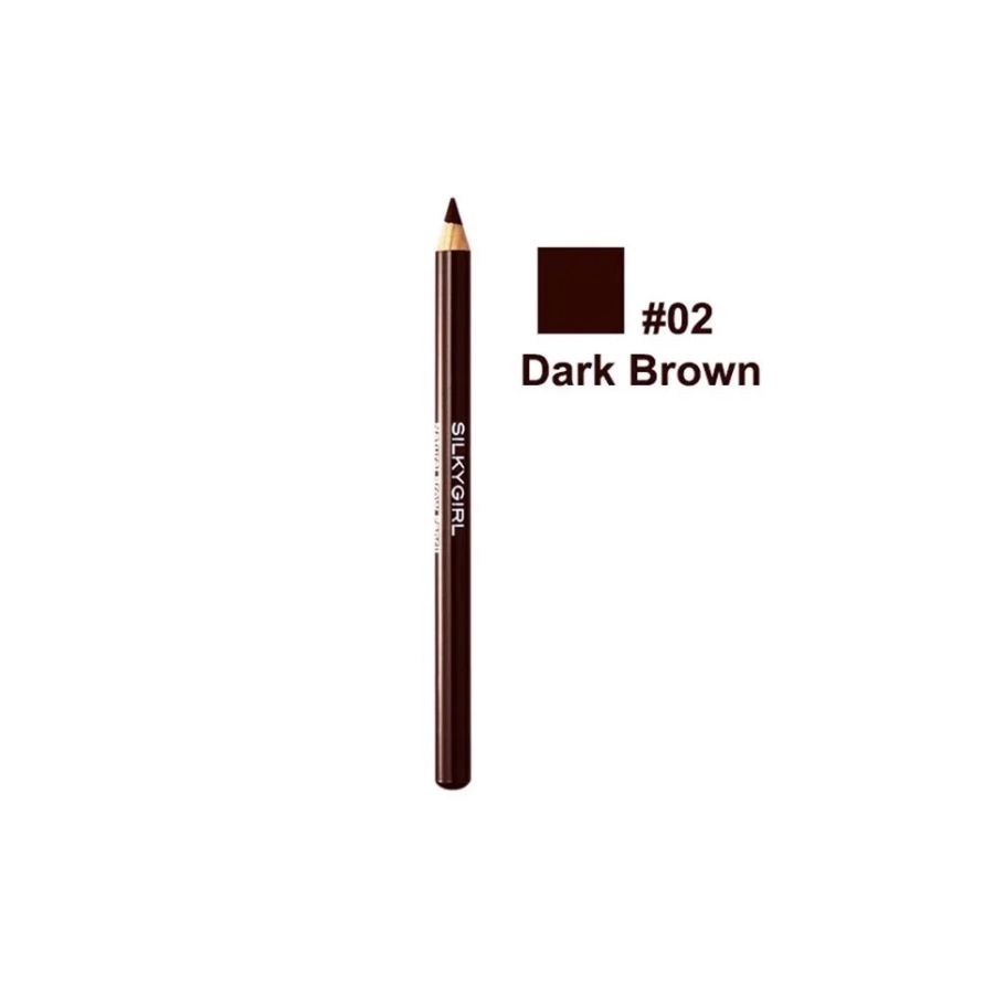 Chì Kẻ Mày SILKYGIRL - Màu Nâu Đậm 02 Dark Brown