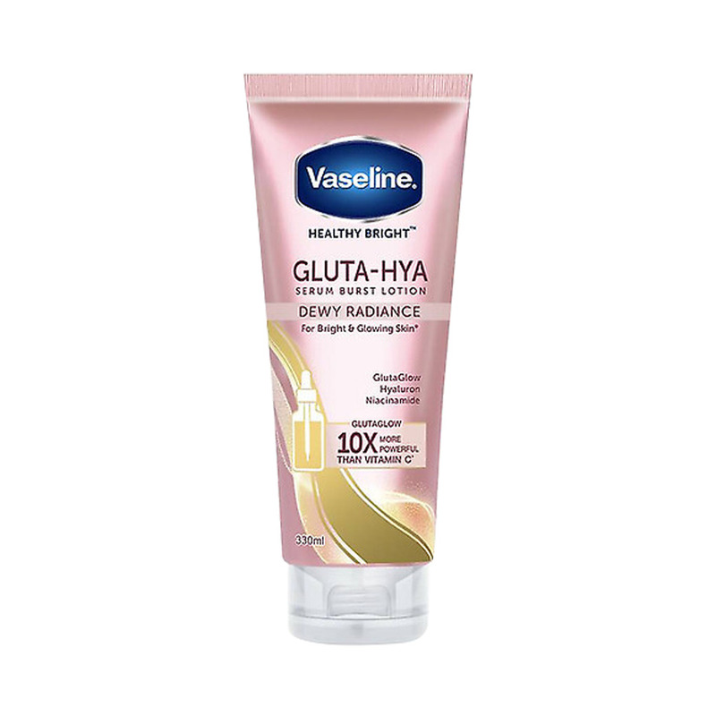 Sữa Dưỡng Thể Vaseline Gluta-Hya Serum Burst UV Lotion Dewy Radiance Sáng Da Chuyên Sâu Ban Đêm 70ml