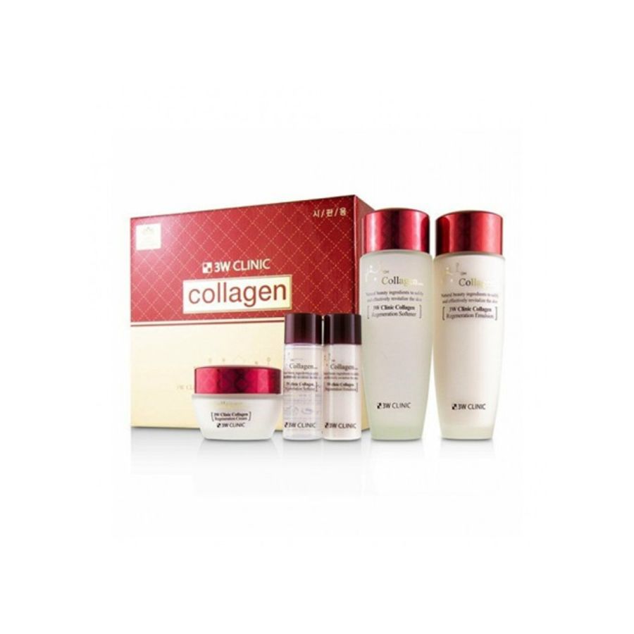 Bộ Sản Phẩm 3W Clinic Collagen Skin Care Dưỡng Trắng Da