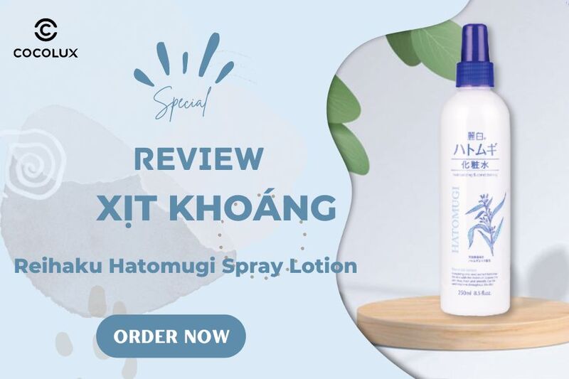 Review xịt khoáng Hatomugi - Có thực sự tốt như lời đồn không?