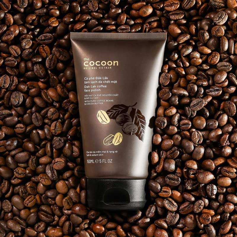 Tẩy Tế Bào Chết Da Mặt Cocoon Dak Lak Coffee Face Polish Cà Phê Đắk Lắk 150ml (Mã Mới)