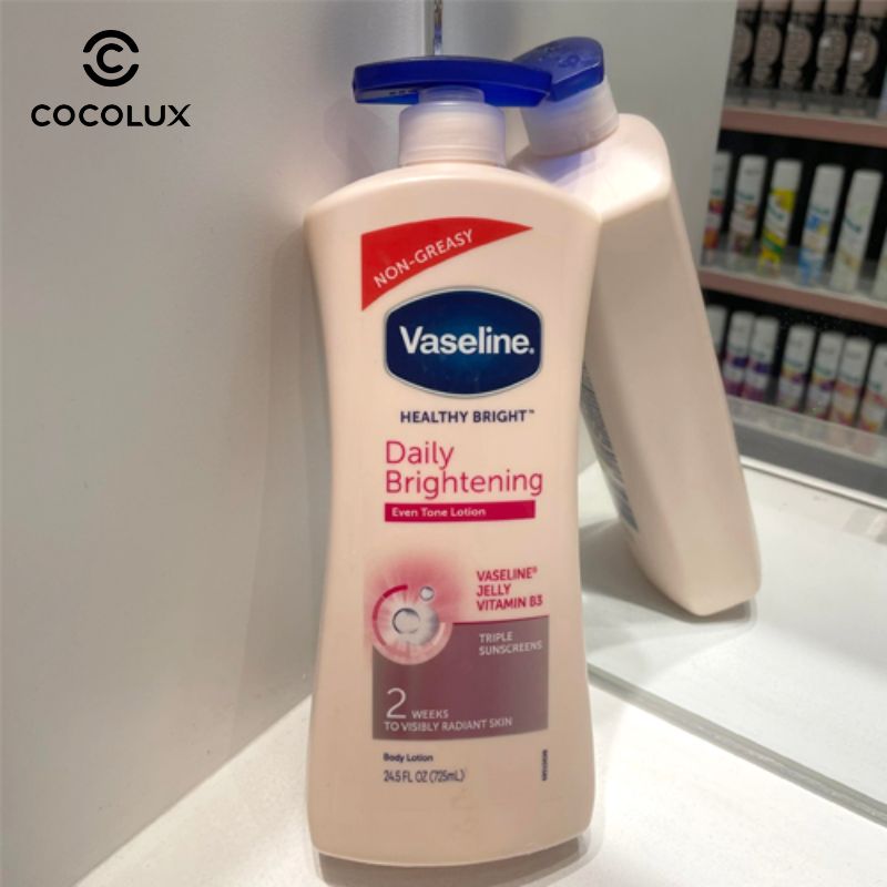 Sữa Dưỡng Thể Vaseline Healthy Bright Daily Brightening 725ml