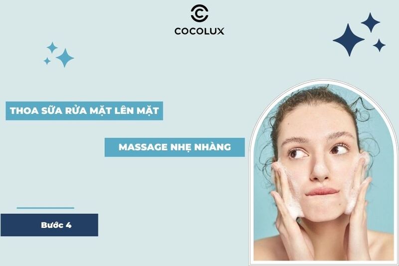 Massage da mặt không nên quá 3 phút sẽ gây ảnh hưởng đến lớp dầu bảo vệ da