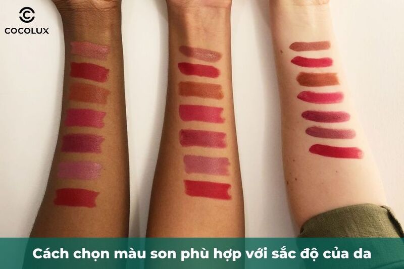 Cách chọn màu son phù hợp với sắc độ của da
