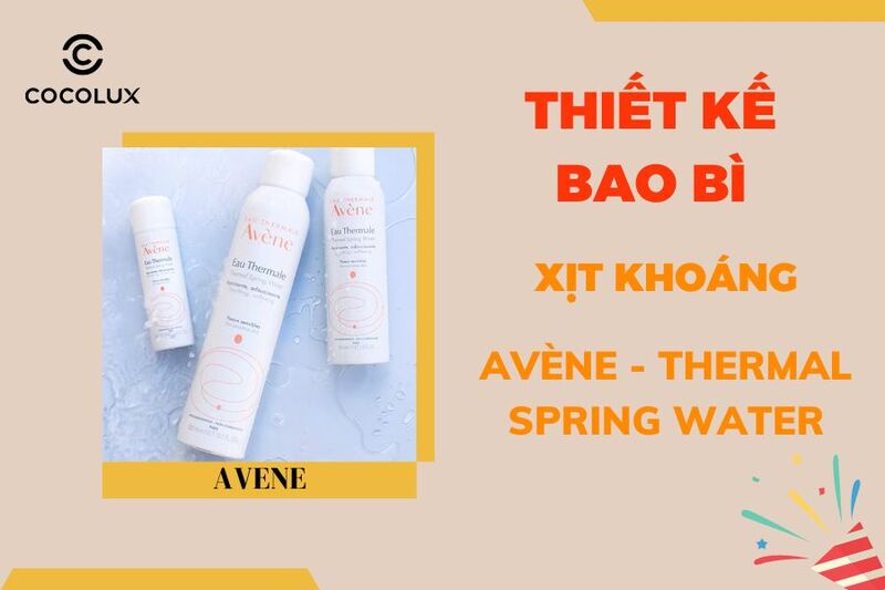 Thiết kế bao bì xịt khoáng Avene