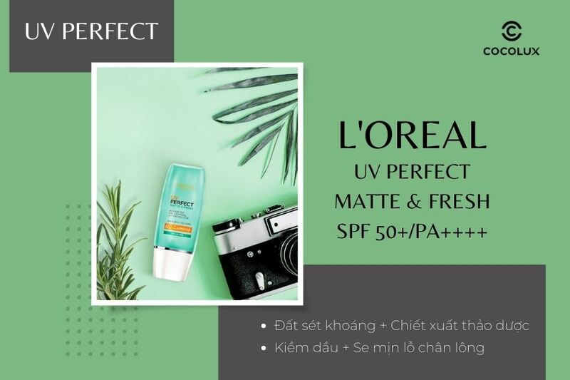 Kem Chống Nắng L'Oréal Kiềm Dầu Thoáng Mịn Da 30ml
