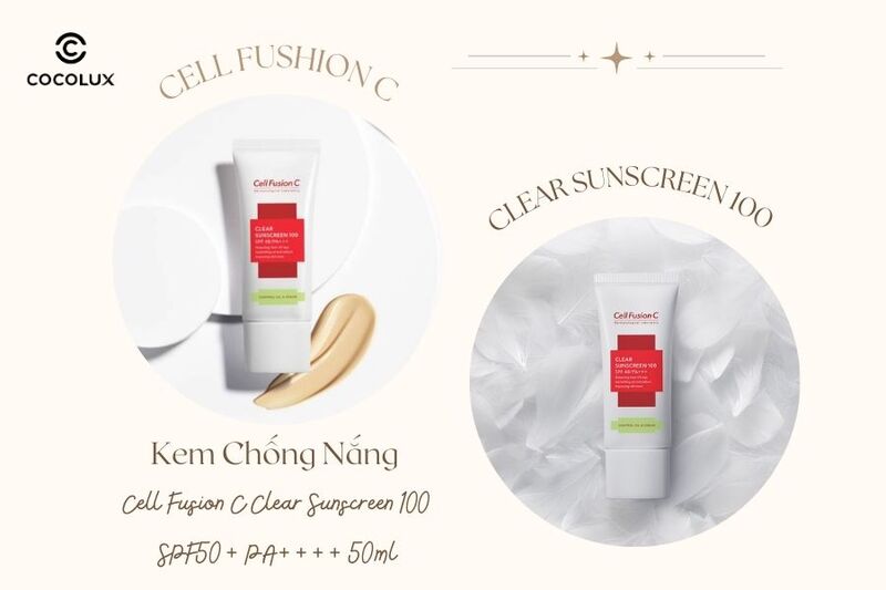 Kem Chống Nắng Cell Fusion C Clear Sunscreen 100 SPF50+ PA++++ 50ml