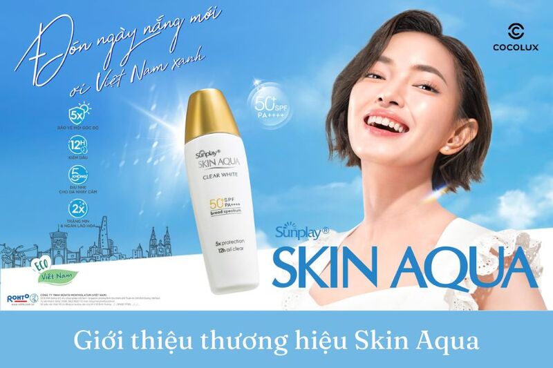 Về thương hiệu kem chống nắng Skin Aqua