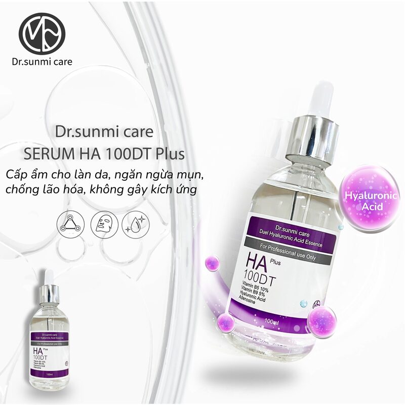 Serum Dr.Sunmi Care HA Plus 100DT B5 10% B9 5% 100ml