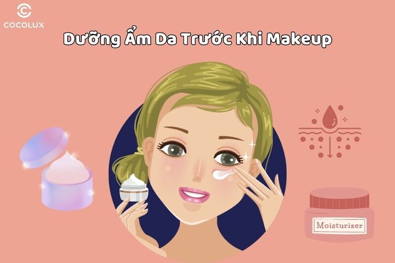 Đừng qu&ecirc;n dưỡng ẩm da trước khi makeup