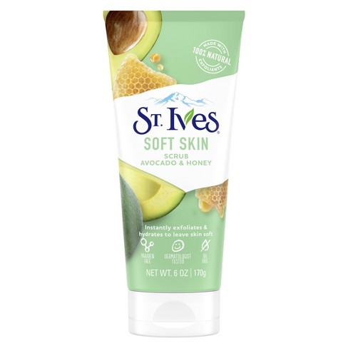 Sữa Rửa Mặt St.Ives Tẩy Tế Bào Chết - Avocado & Honey 170g