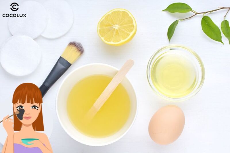 Tẩy tế bào chết với hỗn hợp nước cốt Chanh và lòng trắng Trứng