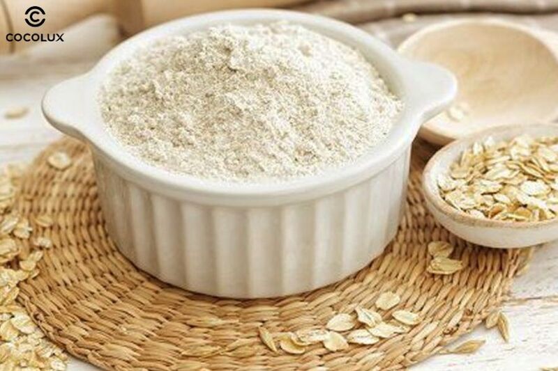 Tẩy tế bào chết da mặt với Bột Yến Mạch