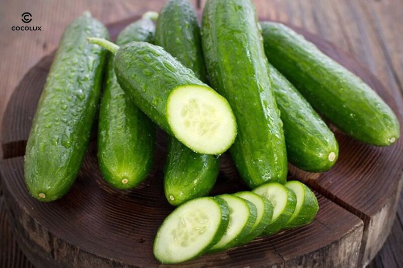 Dưỡng trắng da tay với dưa chuột