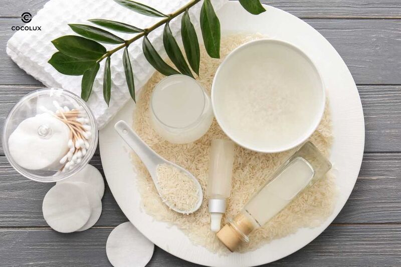 Dưỡng trắng da tay với nước vo gạo