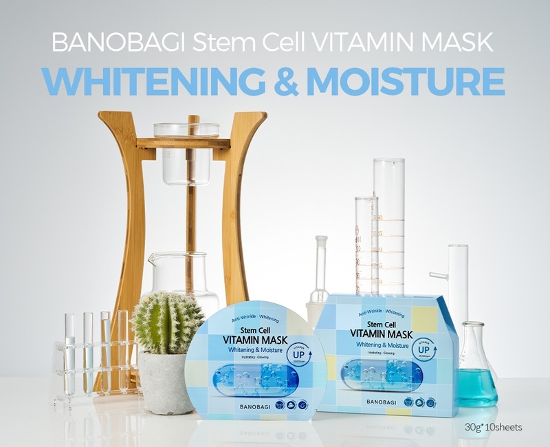 Mặt Nạ Banobagi Stem Cell Vitamin Mask - Whitening & Moisture MC