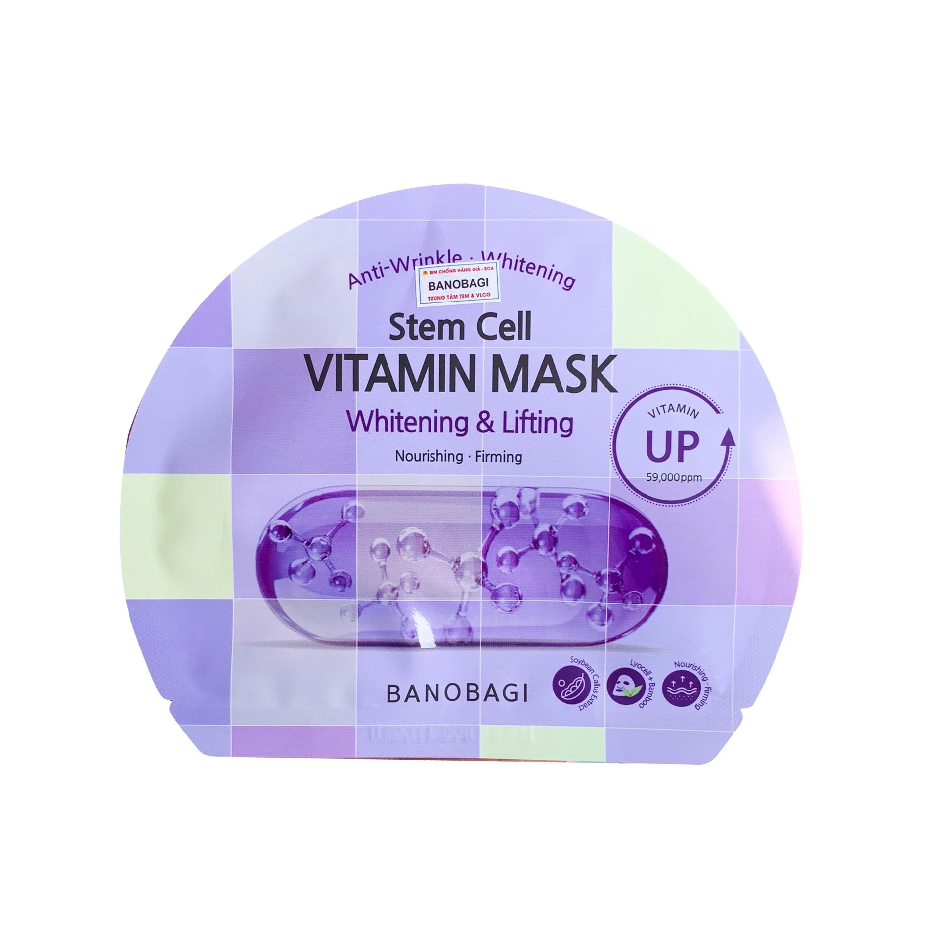 Mặt Nạ Banobagi Stem Cell Vitamin Mask - Whitening & Lifting MC