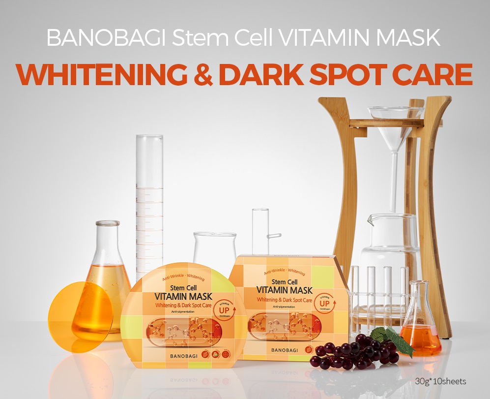 Mặt Nạ Banobagi Stem Cell Vitamin Mask - Whitening & Dark Spot Care MC