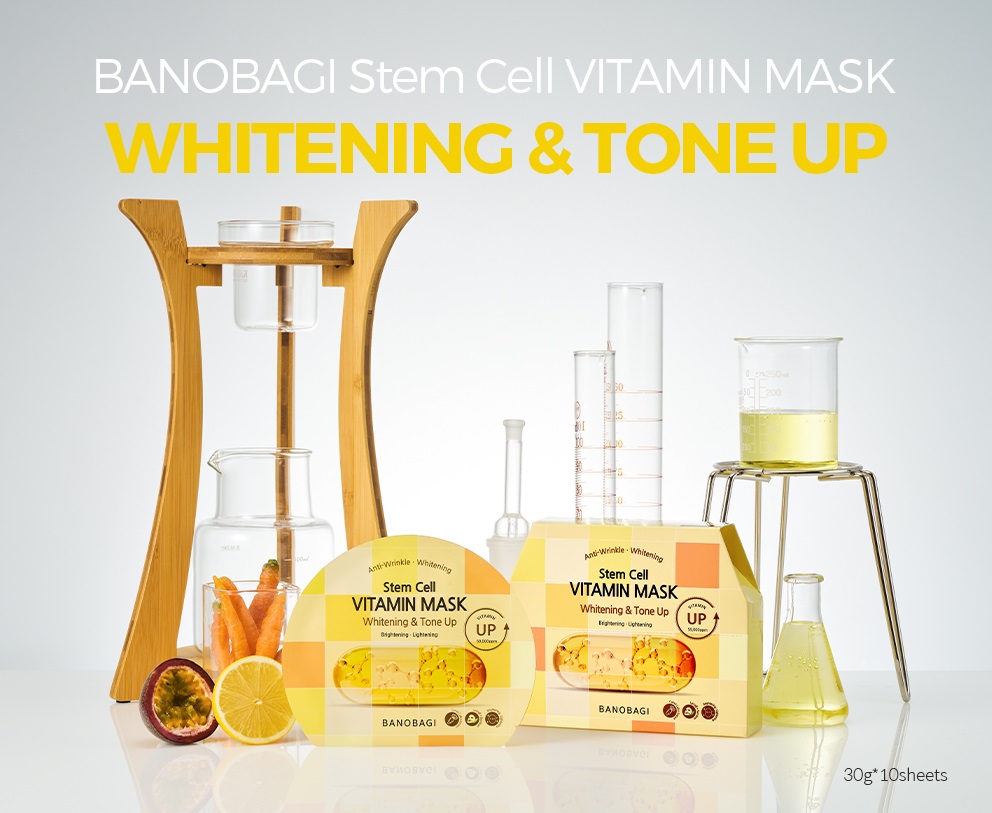 Mặt Nạ Banobagi Stem Cell Vitamin Mask - Whitening & Tone Up