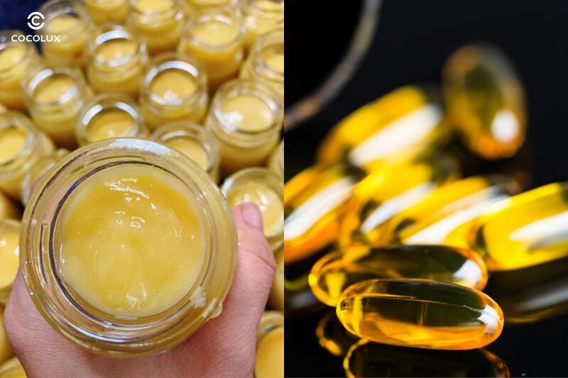Mặt nạ từ sữa ong chúa và vitamin E